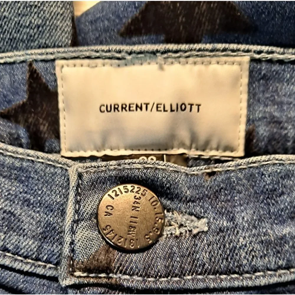 Current/Elliott Stiletto Skinny Jeans Denim Blue